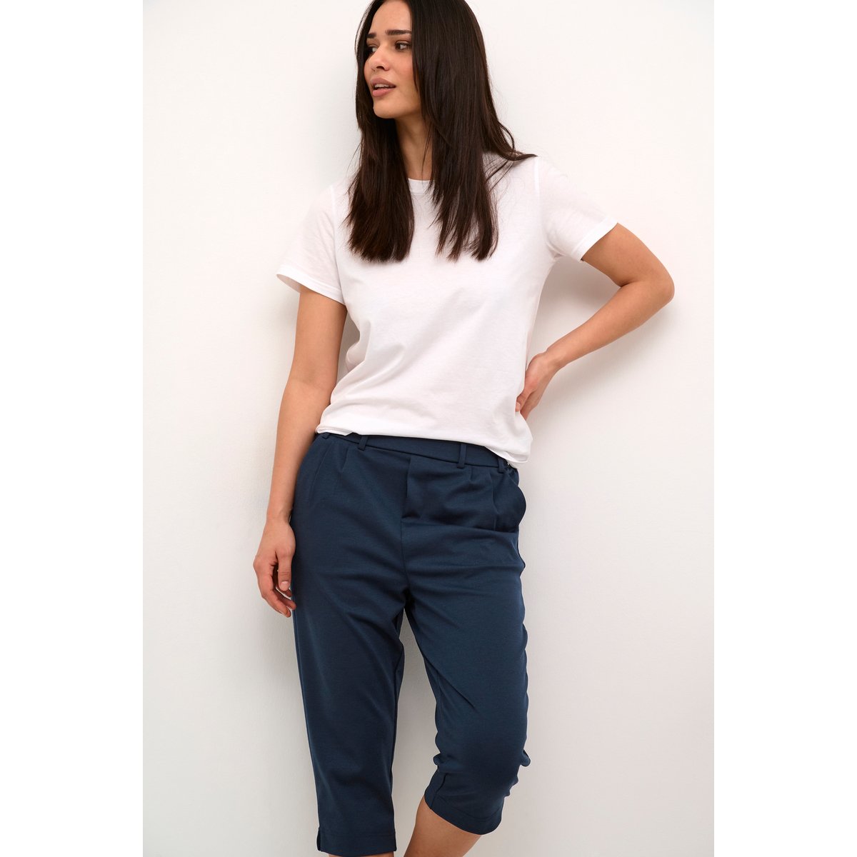 Pantalon Tricoté bleu midnight marine, KAFFE