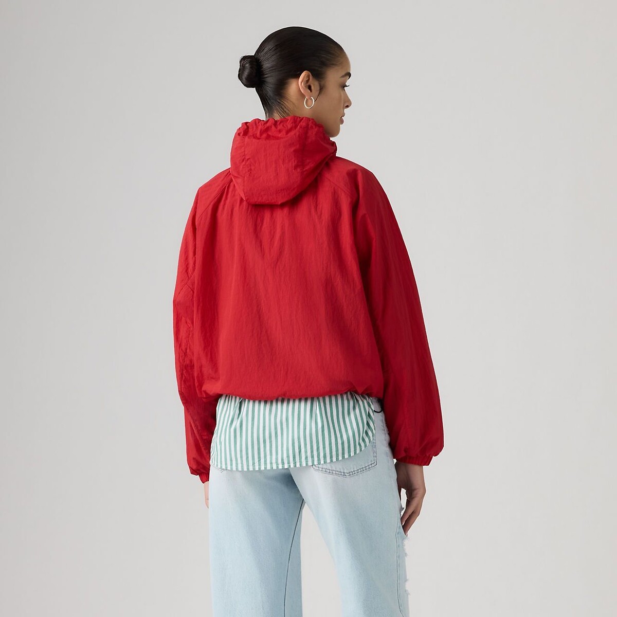 Parka courte à capuche Simone rouge, LEVI'S