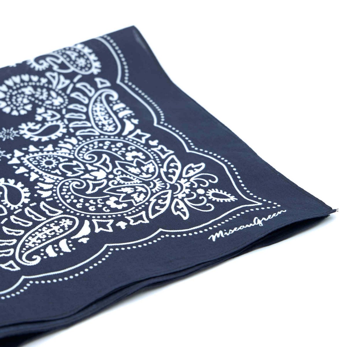 Foulard bandana bleu marine, MISE AU GREEN