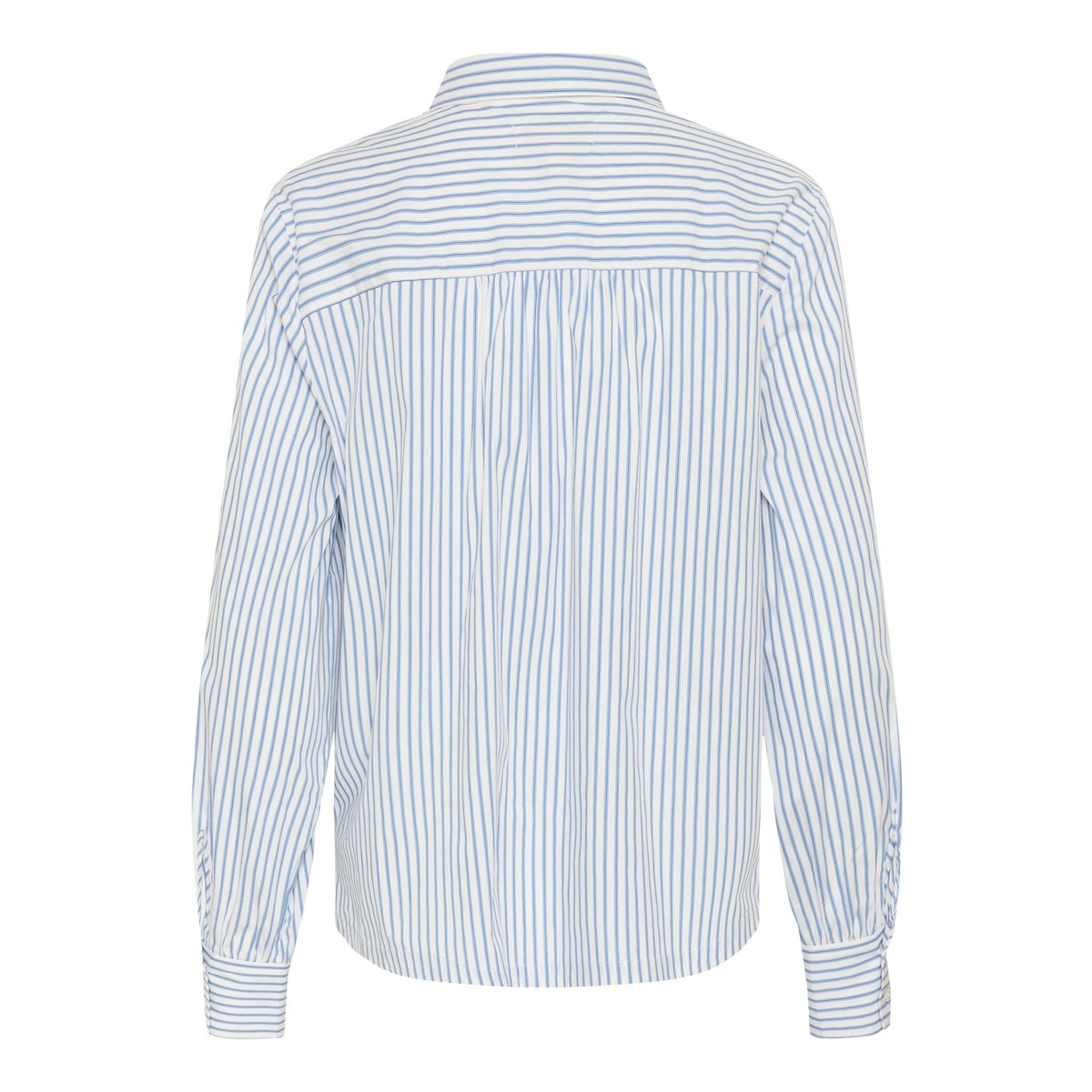Chemise à manches longues bleu air blue stripe, CREAM