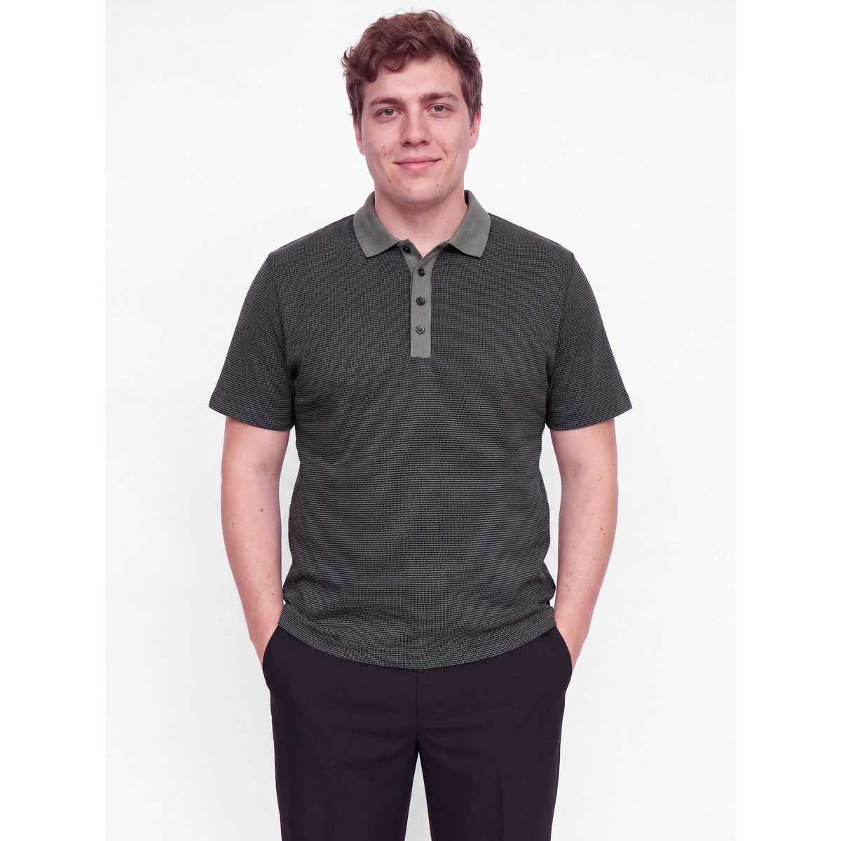 Polo black 1, JACK & JONES
