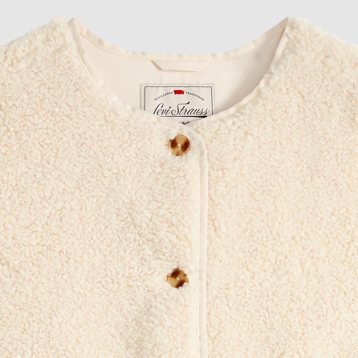 Veste sans manches sherpa ecru, LEVI'S