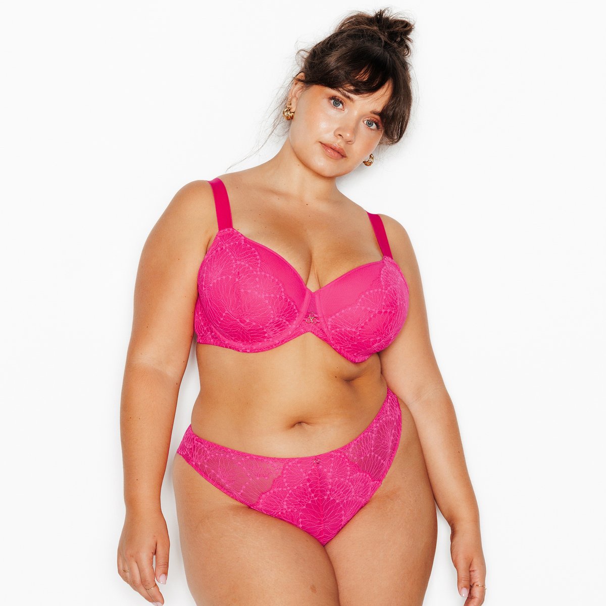 Soutien-gorge ampliforme HERMINE+ fuchsia, ROUGEGORGE LINGERIE
