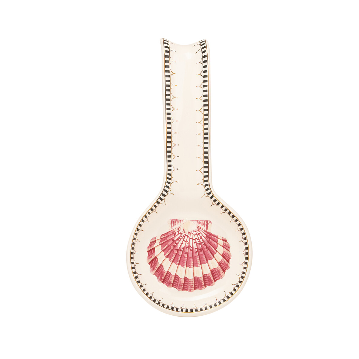 Ceramic Shell Spoon Rest multi-coloured, YVONNE ELLEN