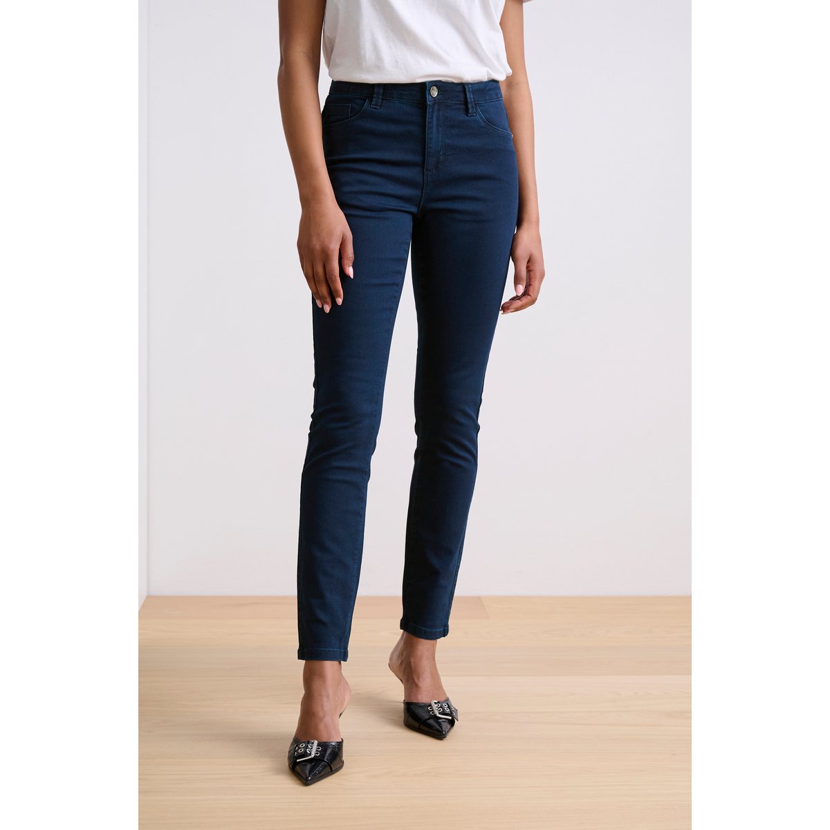 Jeans bleu dark blue denim, KAFFE