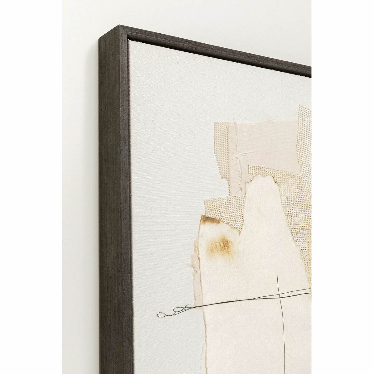 Gerahmtes Bild Arty Collage 120x120cm braun, KARE DESIGN