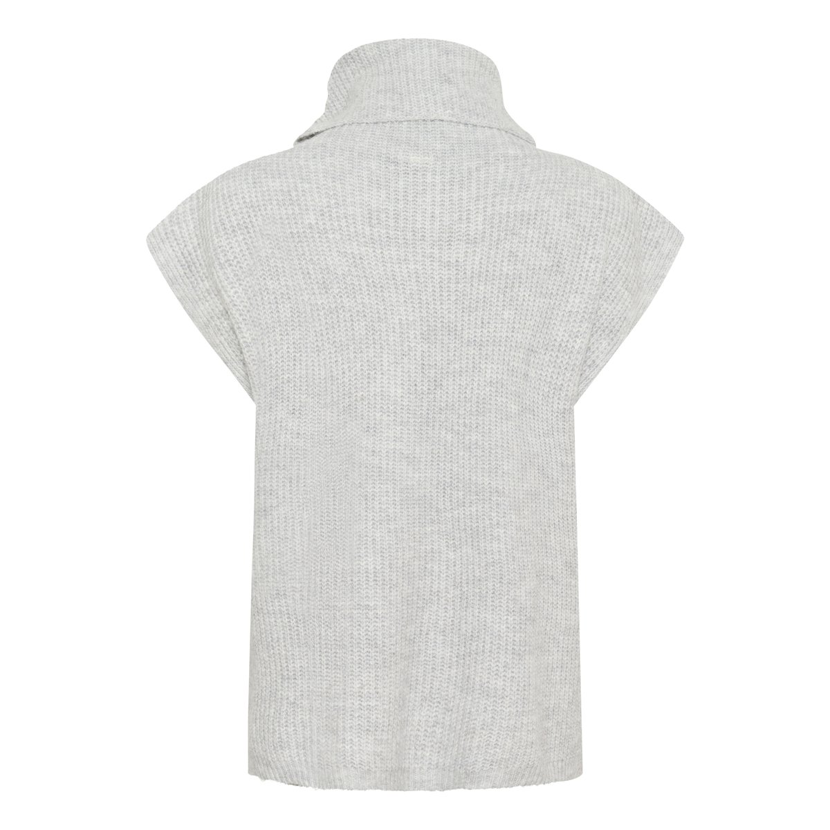 Poncho gris grey melange, KAFFE CURVE