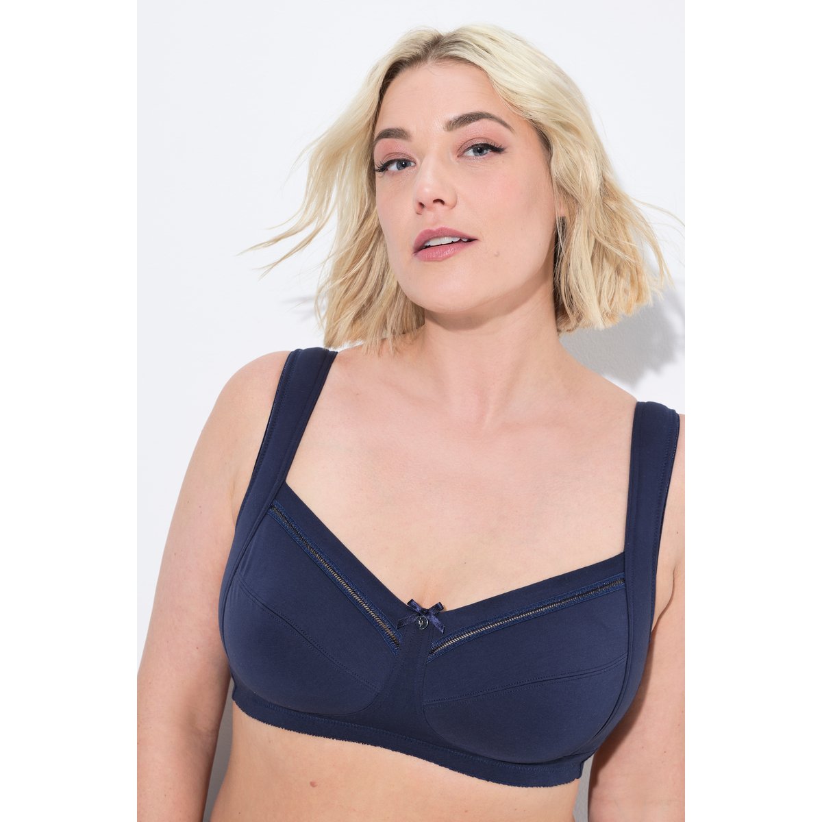 Soutien-gorge de maintien, sans armatures bleu nuit, ULLA POPKEN
