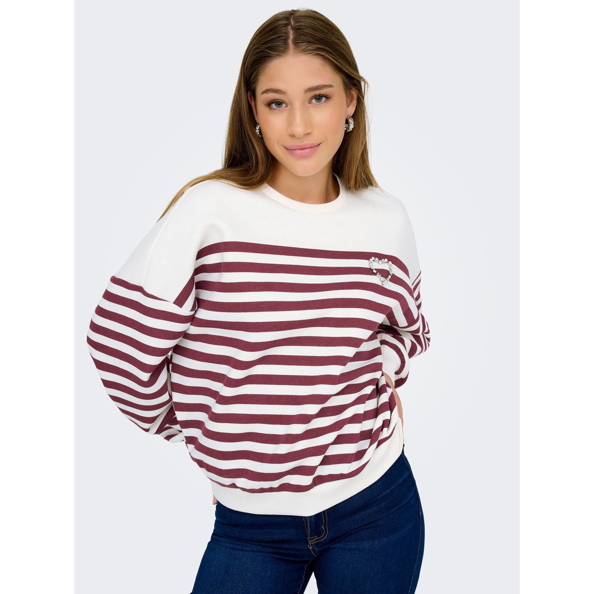 Sweat-Shirt ONLADELE Sweat-shirts cloud dancer, ONLY