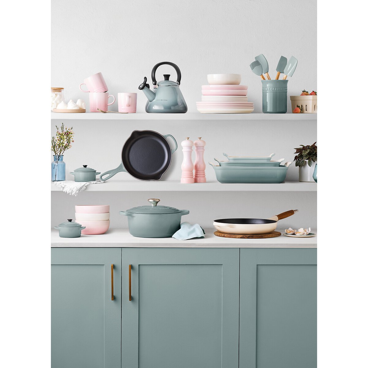 Bouilloire Kone 1,6L sea salt, LE CREUSET