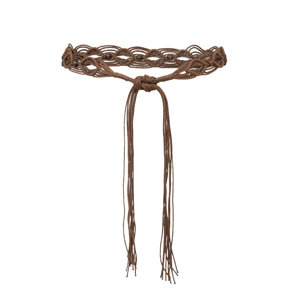 Ceinture nouable en cordes tressées v002230, MOLLY BRACKEN