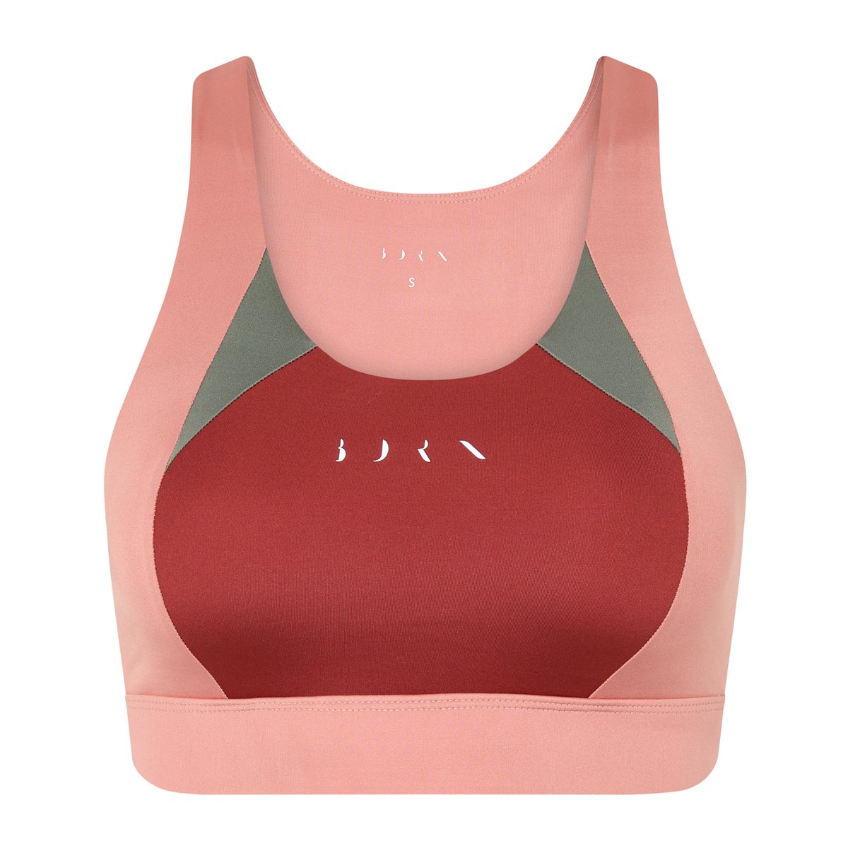 Brassière de Sport Performance Fixation Haute DARANA orange/beige, BORN