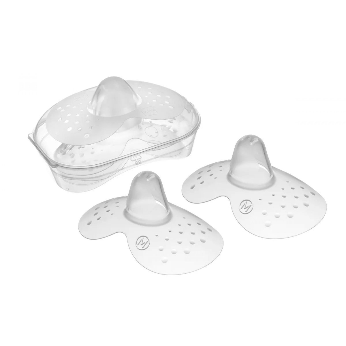 Lot de 2 bouts de sein taille M - MAM transparent, MAM