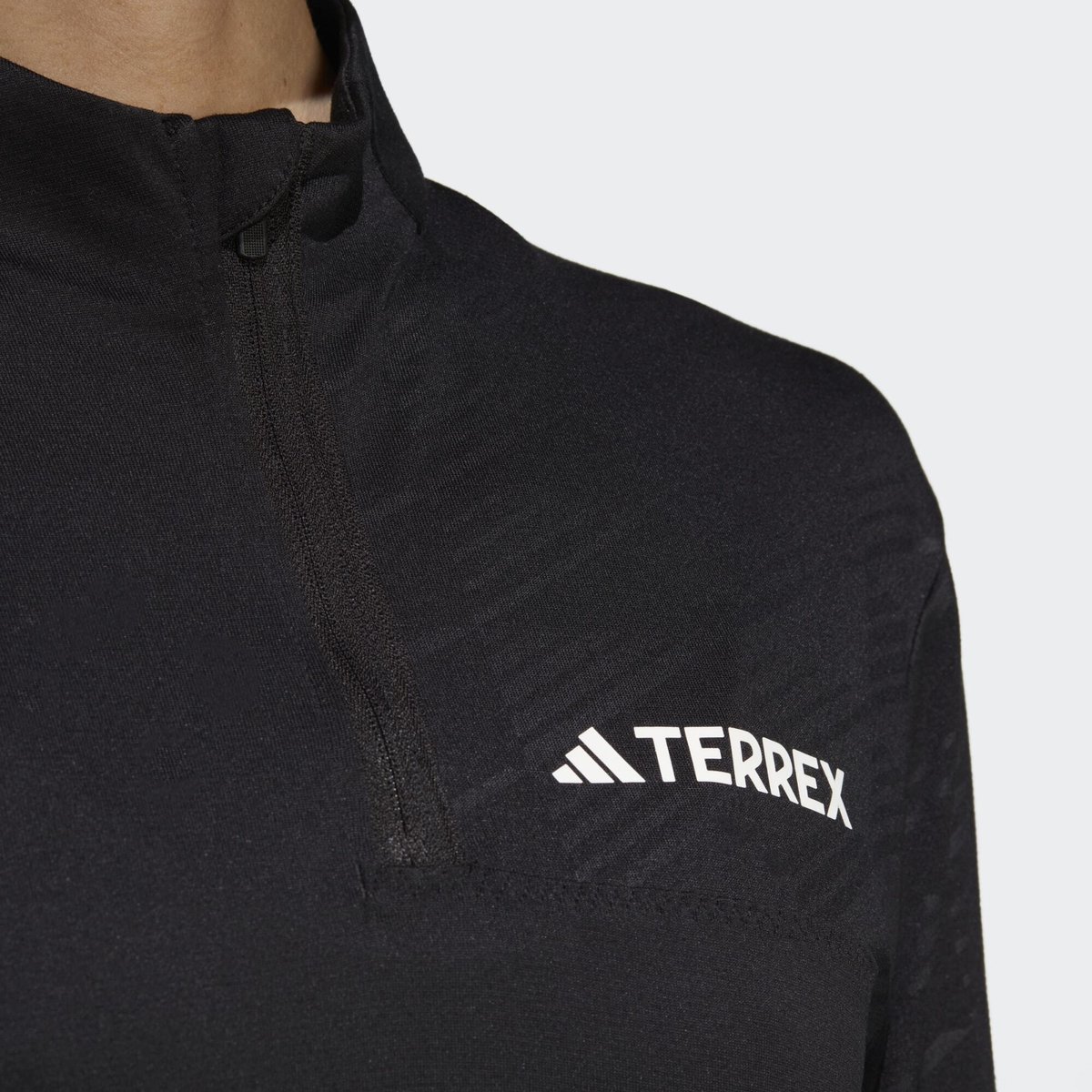 T-shirt manches longues à demi-zip Terrex Multi black, adidas Performance