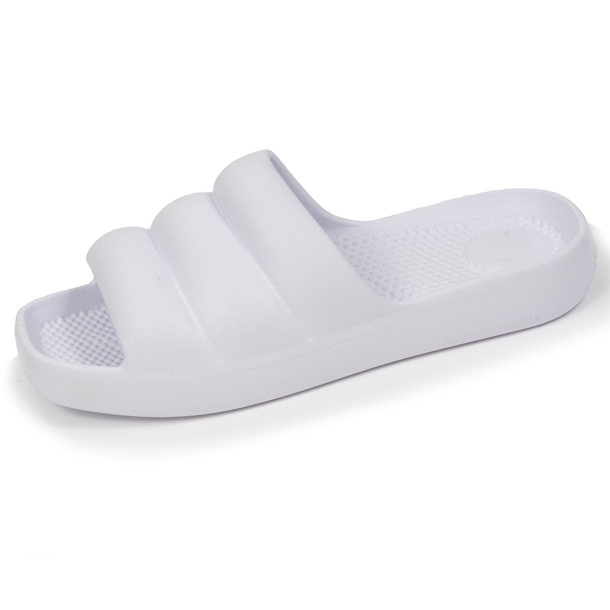 Mules claquettes confort et légèreté exceptionnelle blanc, ISOTONER