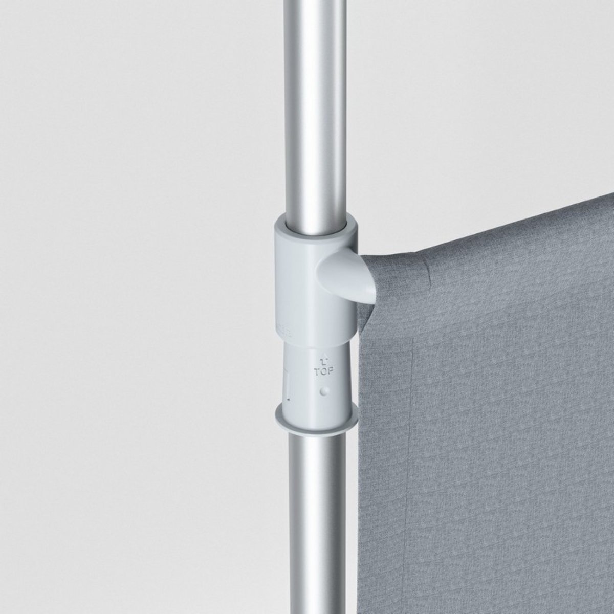 Tringle séparateur de pièce ANYWHERE argent, UMBRA