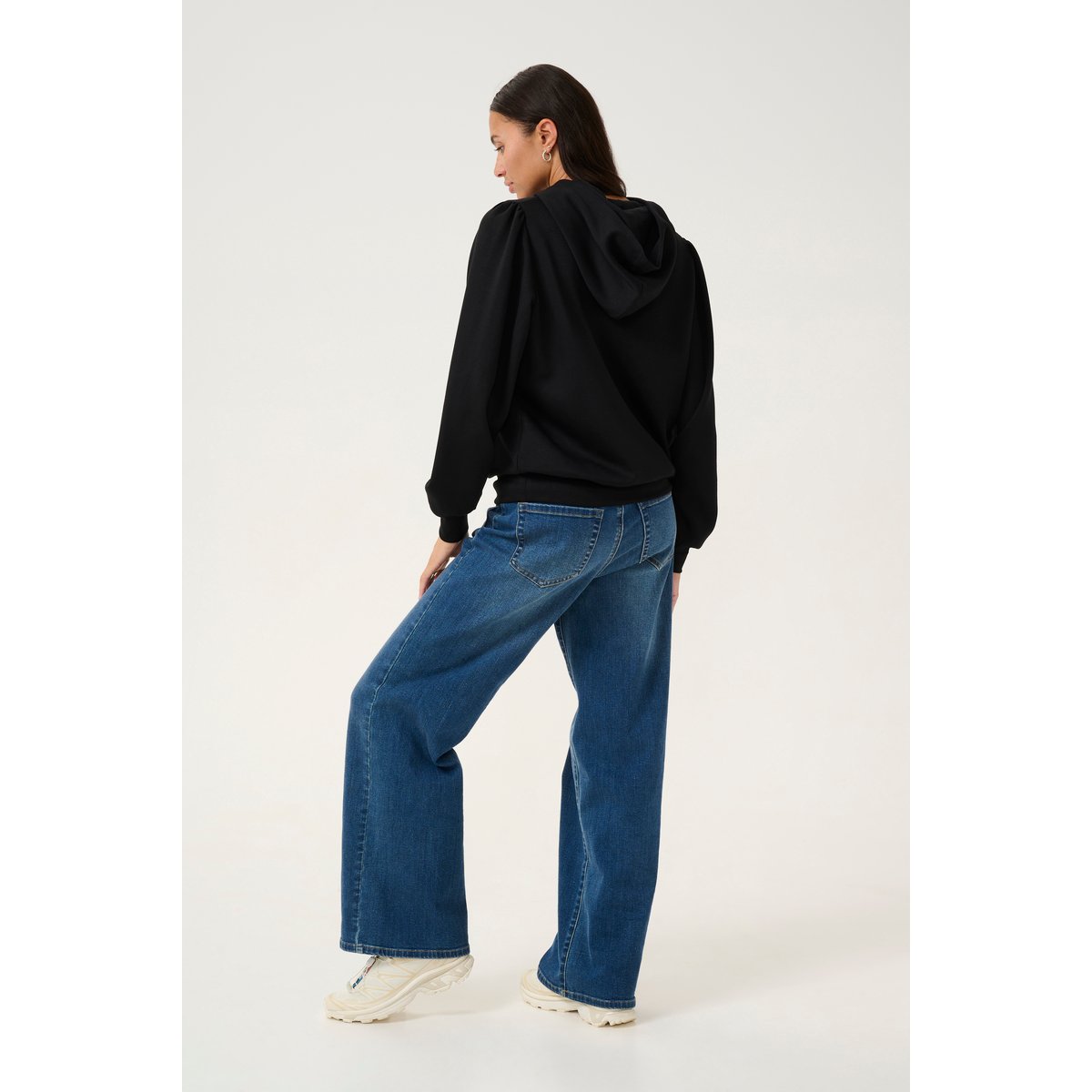 Sweatshirt noir black deep, KAFFE