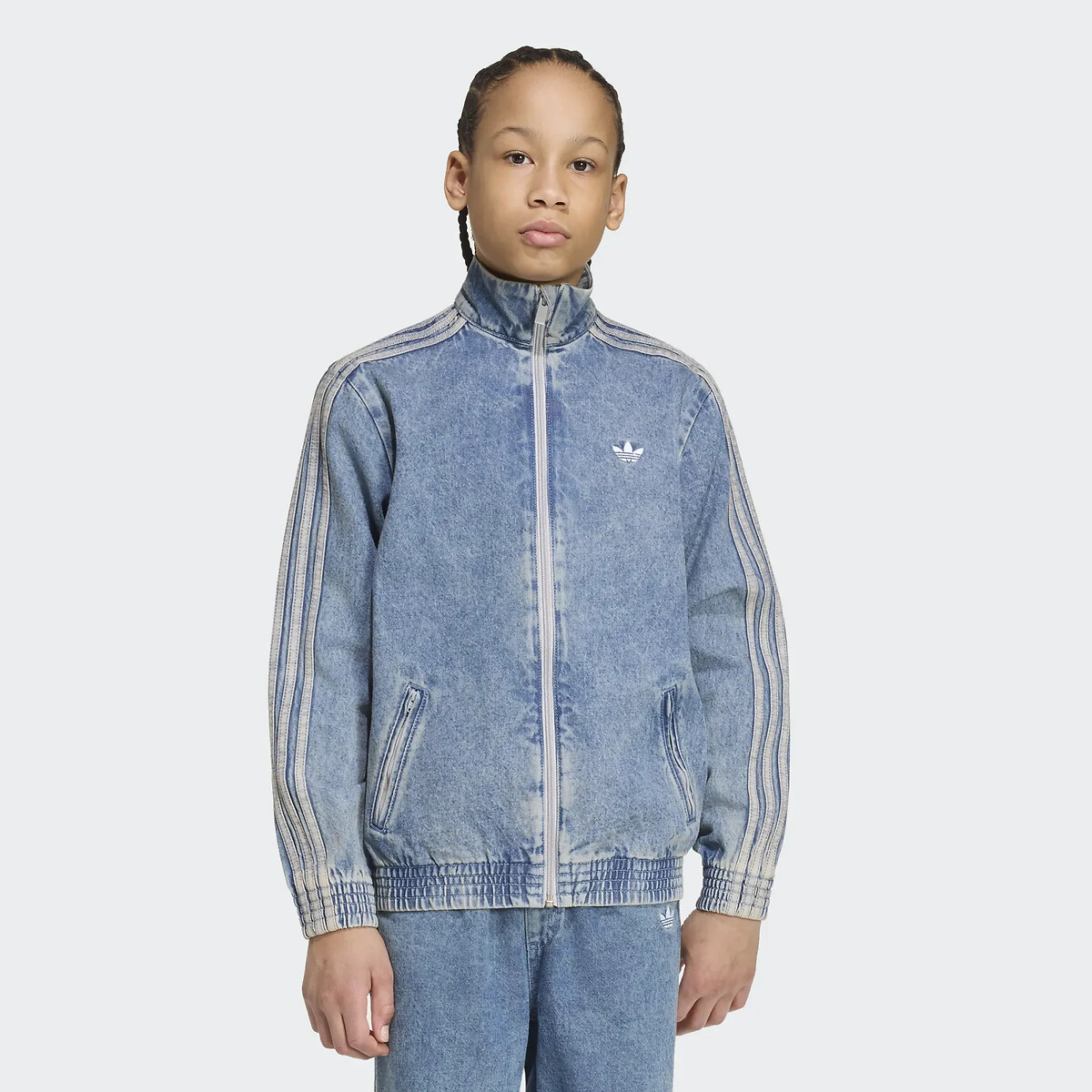 Veste en denim, FIREBIRD denim bleu, adidas Originals