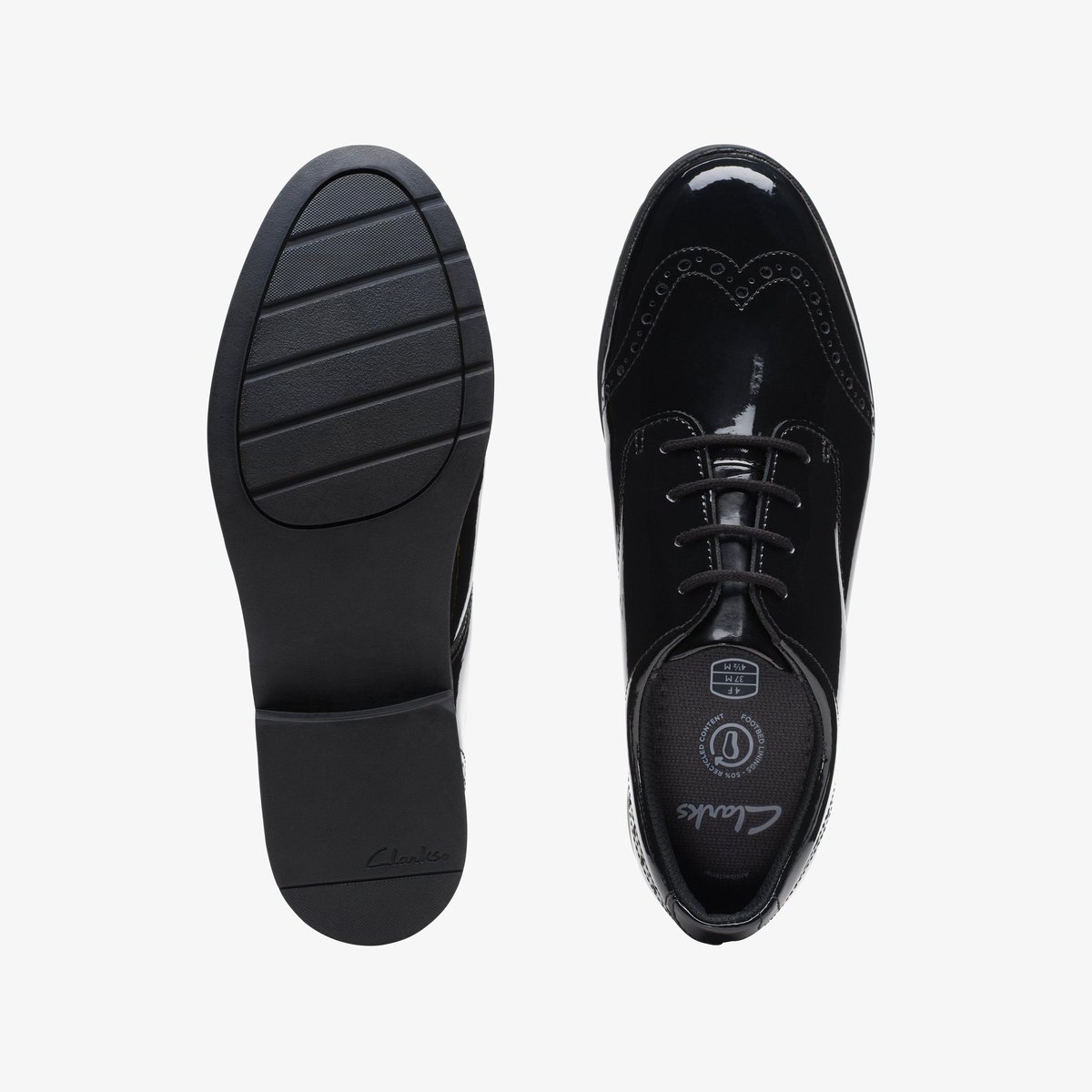 Derbies Brevet SAMI WALK Y noir, CLARKS
