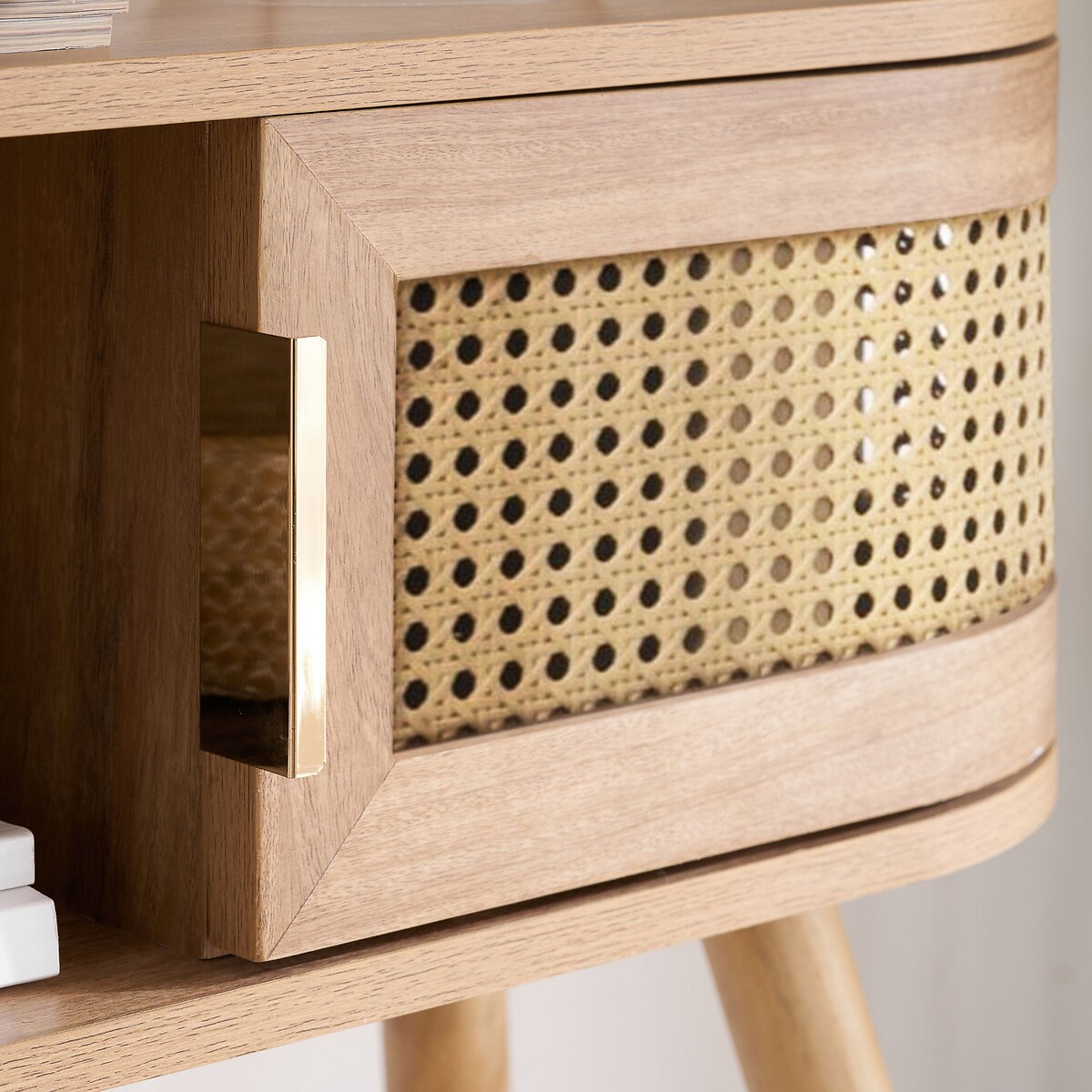 Naya Rattan Console Table natural oak, SO'HOME