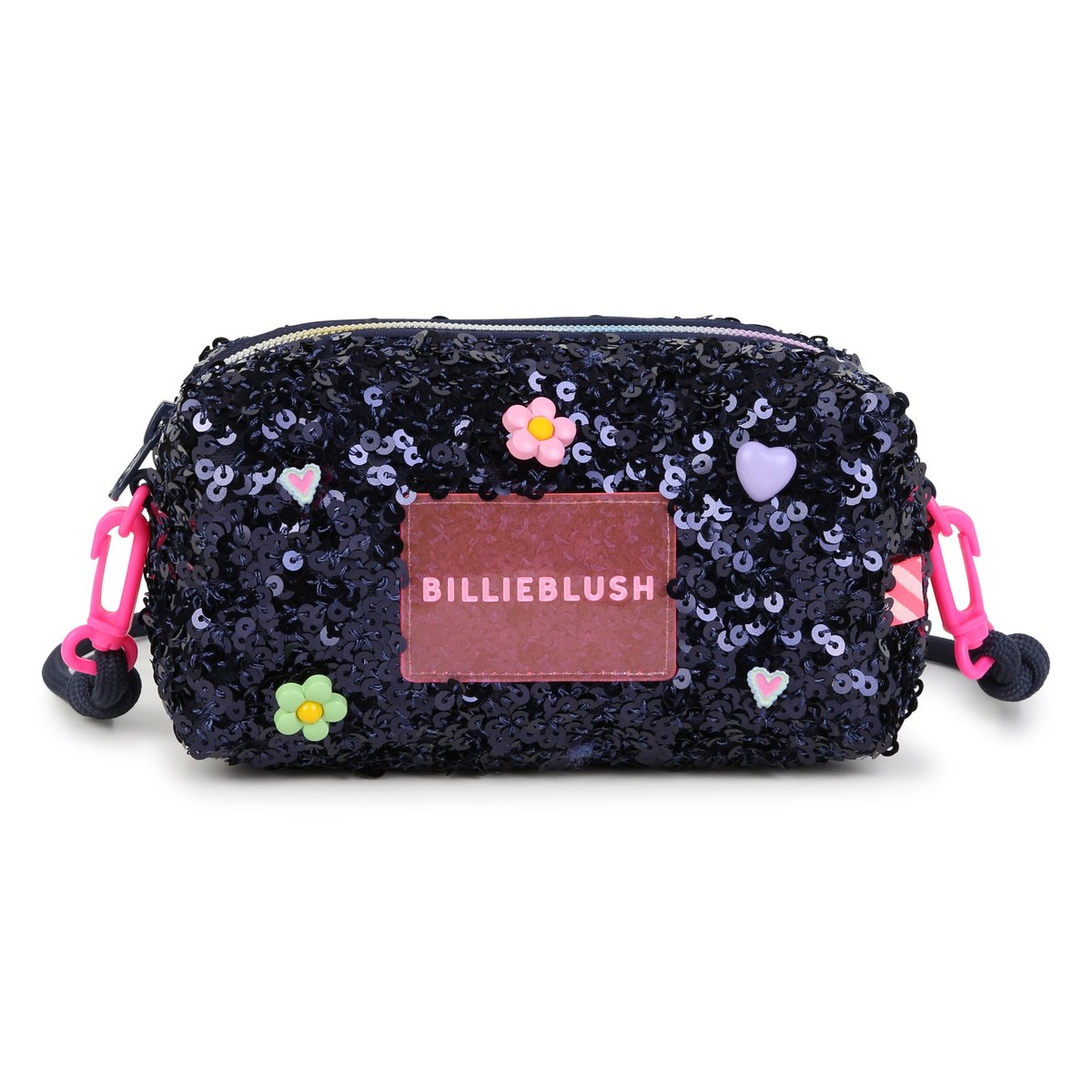 Trousse à sequins indigo blue, BILLIEBLUSH