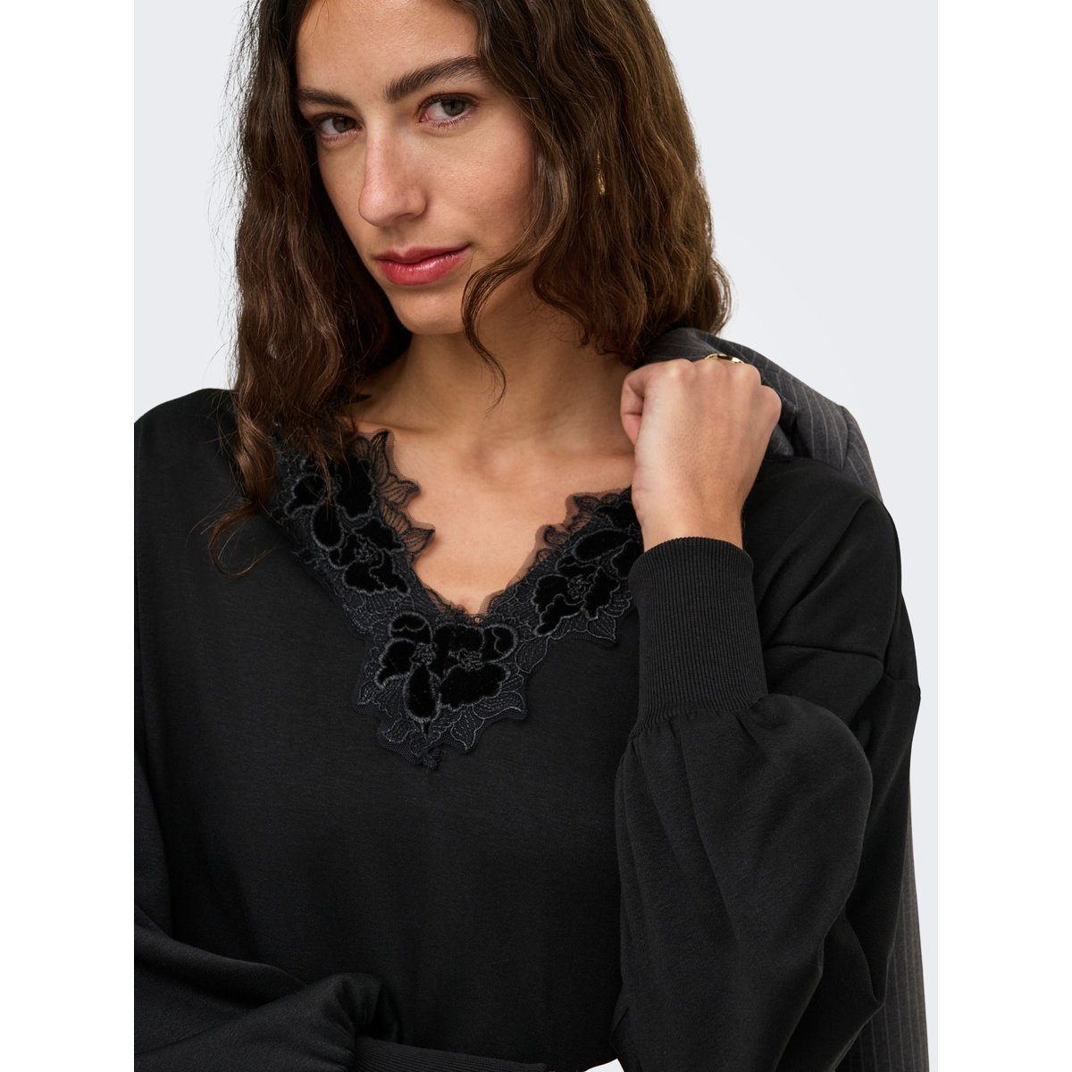 Sweat-Shirt black 1, ONLY
