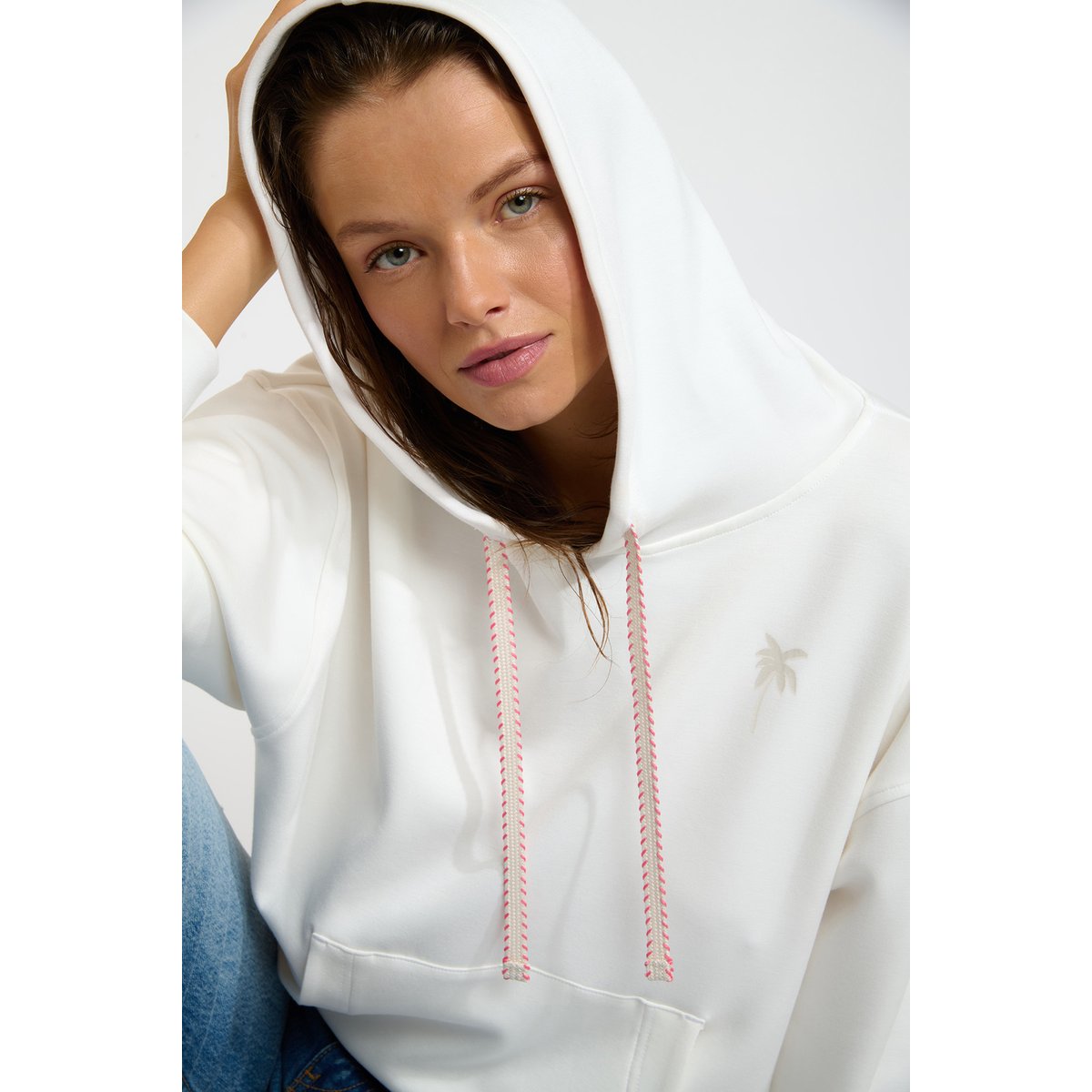 Sweatshirt Jexa - BAYJOY blanc, BANANA MOON