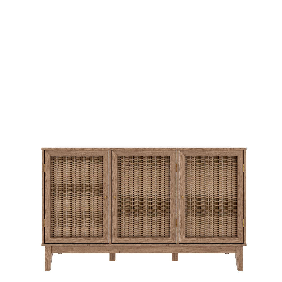 Boho Oak Rattan Large Sideboard oak, SO'HOME