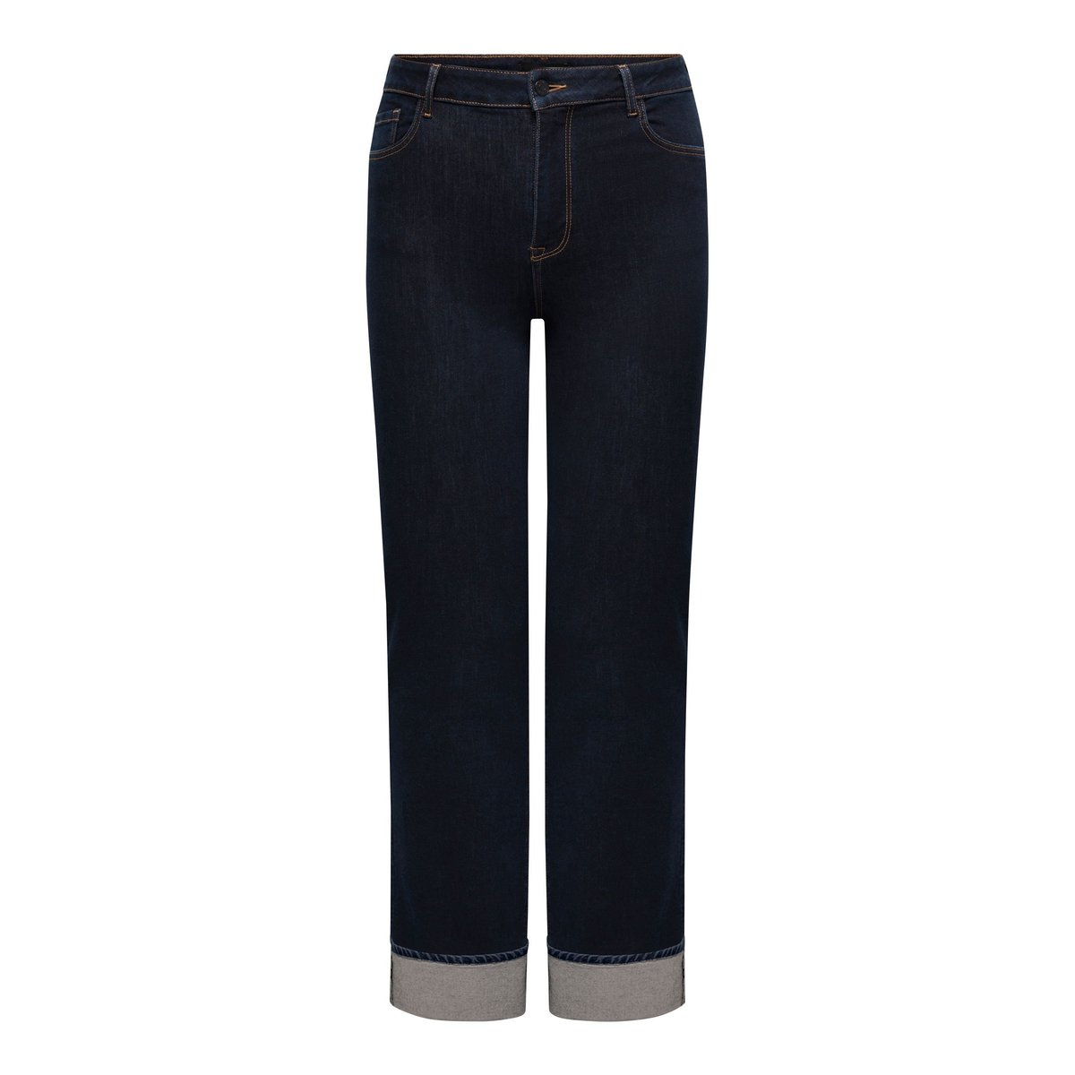 Jean À Jambe Large dark blue denim, ONLY CARMAKOMA