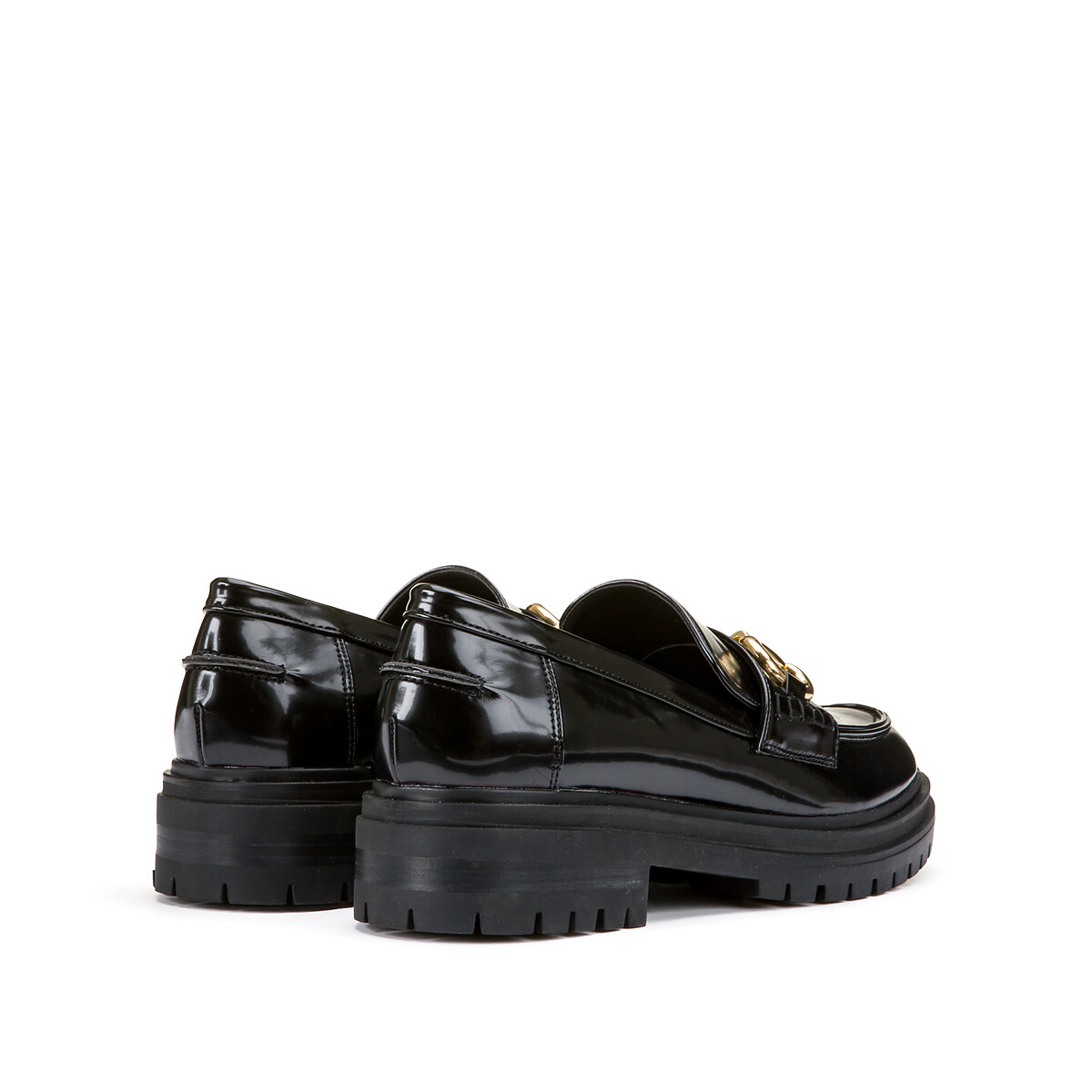 Notched Sole Horsebit Loafers in Wide Fit black, LA REDOUTE COLLECTIONS PLUS