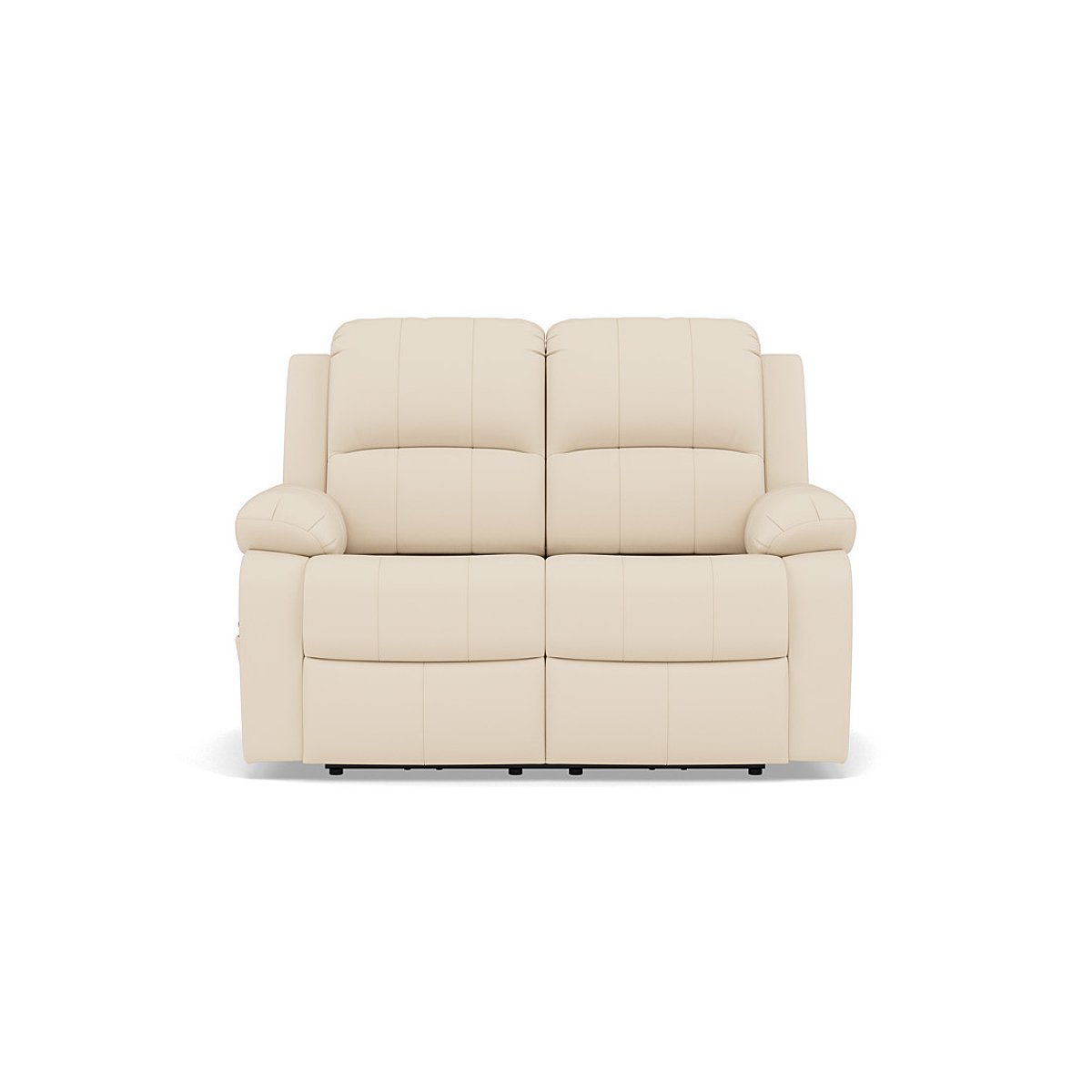 Canapé relax électrique en simili 2 places, ARMAND beige, BEST MOBILIER