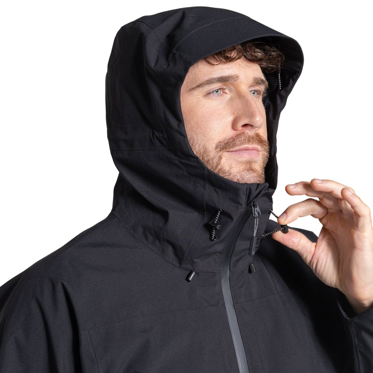 Veste cintrée imperméable EXPERT BASECAMP noir, CRAGHOPPERS