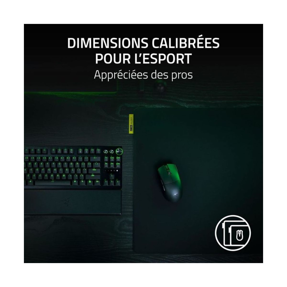 Tapis de souris GIGANTUS V2 PRO L BALANCE couleur unique, RAZER