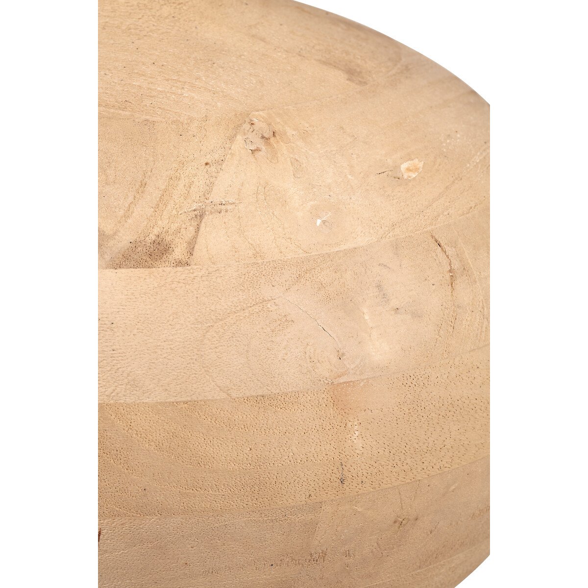 Kenton Mango Wood Round Table Lamp Base in Natural natural, ÉDITÉ