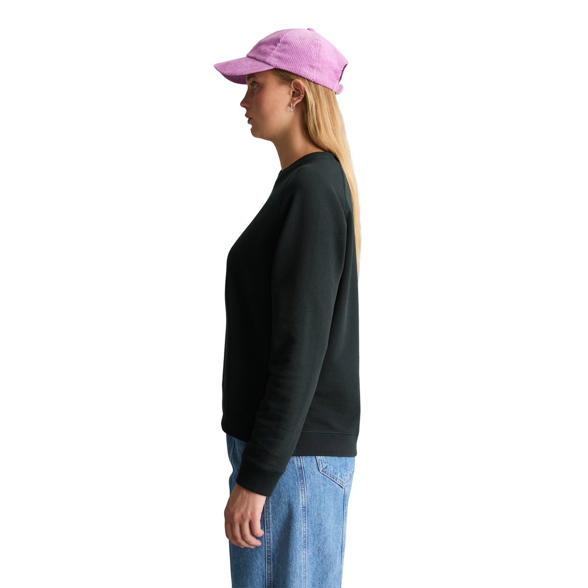 Sweat-shirt ample en coton biologique noir, MARC O’POLO DENIM