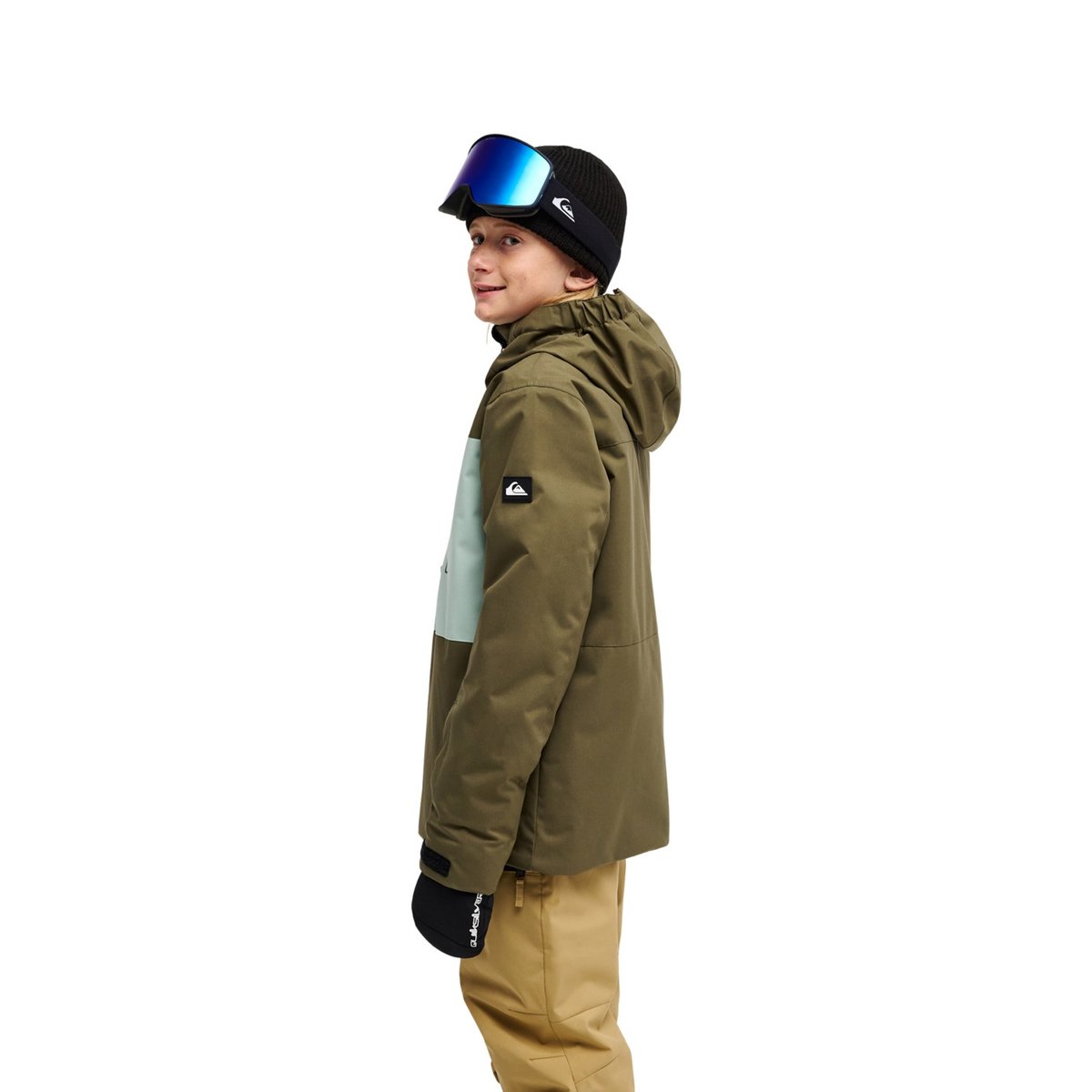 Veste de snow technique SYCAMORE 10K vert grape leaf, QUIKSILVER