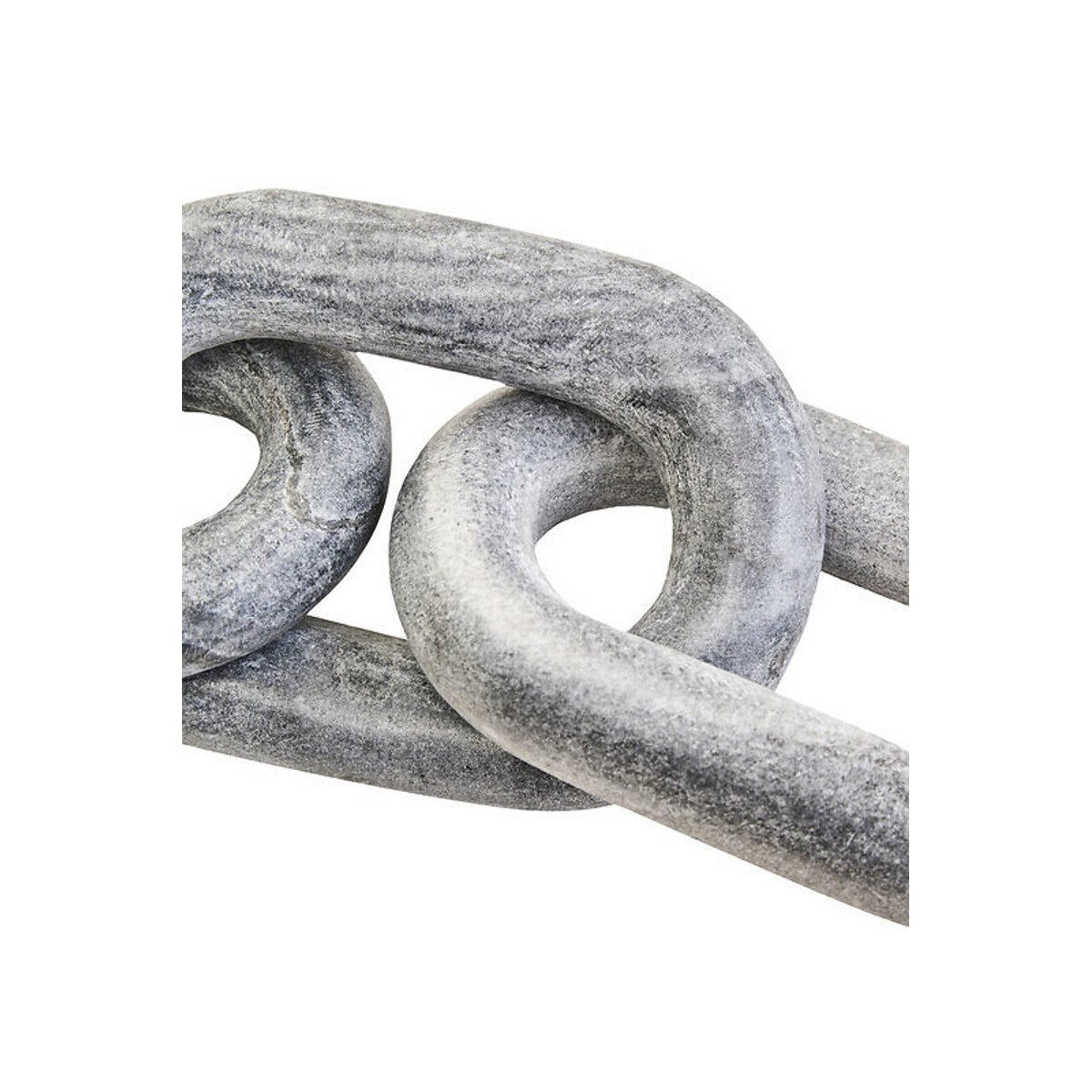 Decor Marble Three Link Chain in Grey grey, FIFTY FIVE SOUTH
