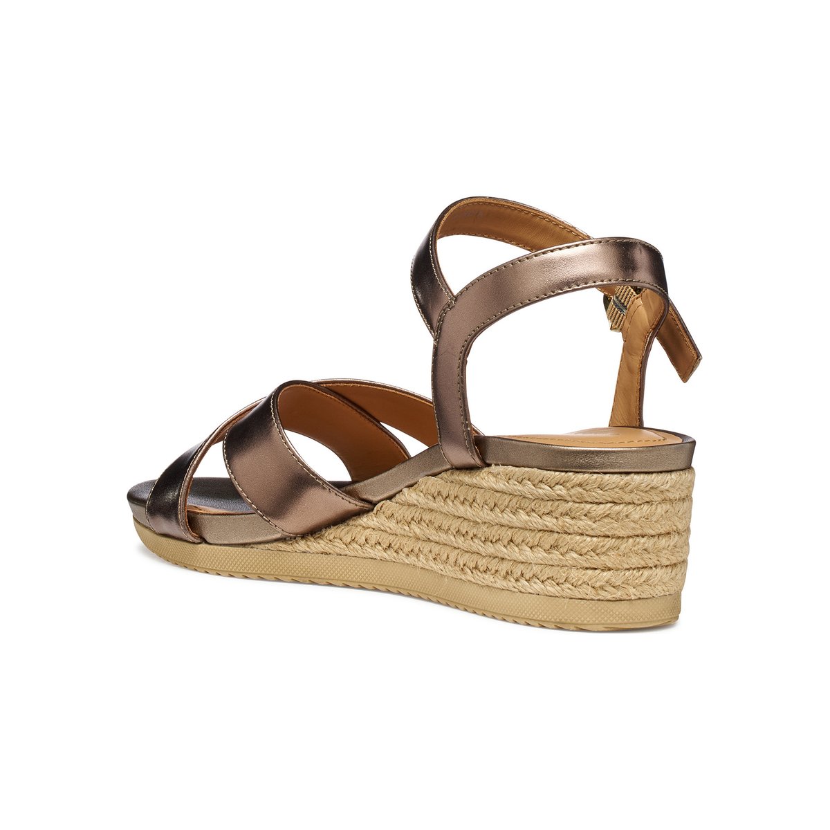 Sandales D ISCHIA CORDA beige foncé, GEOX