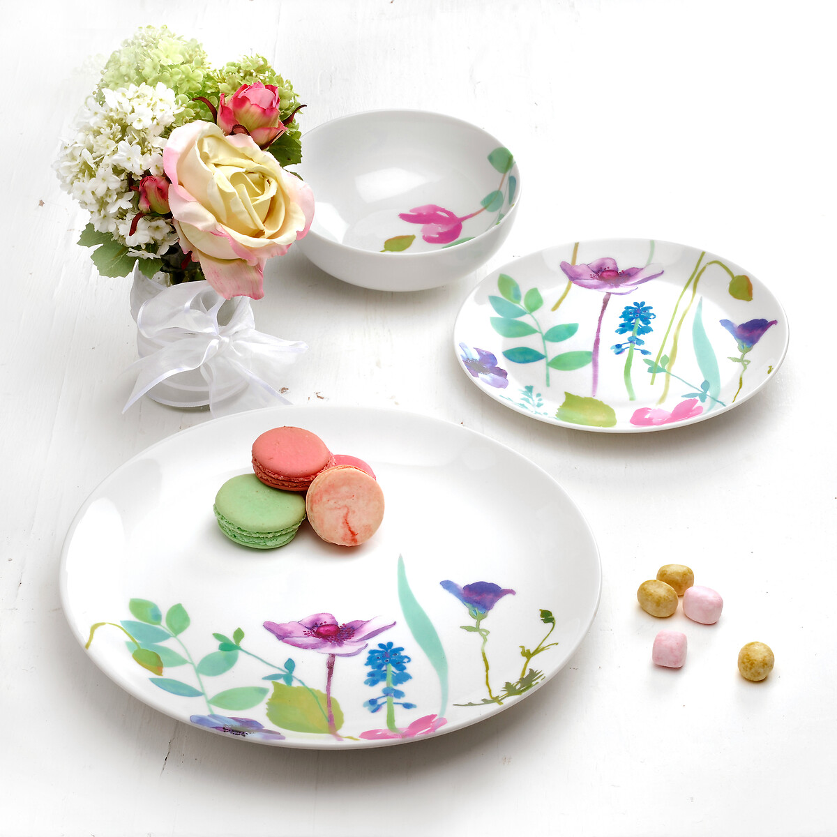 12-Piece Water Garden Dinner Set multi-coloured, PORTMEIRION