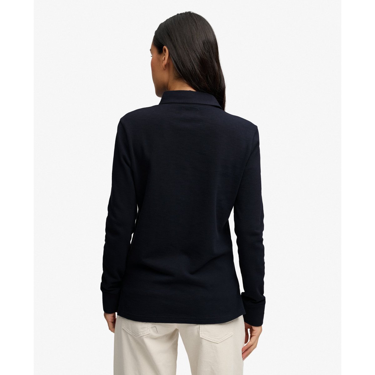Rugby Top Classic Coupe Oversize bleu marine éclipse, SUPERDRY
