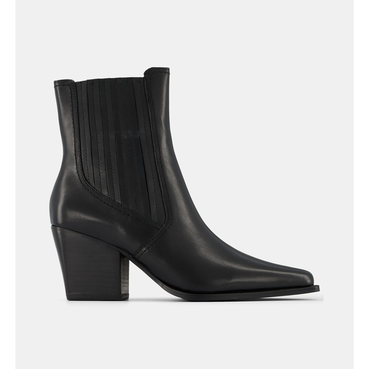 Bottines western chelsea cecilia cuir noir, GALERIES LAFAYETTE