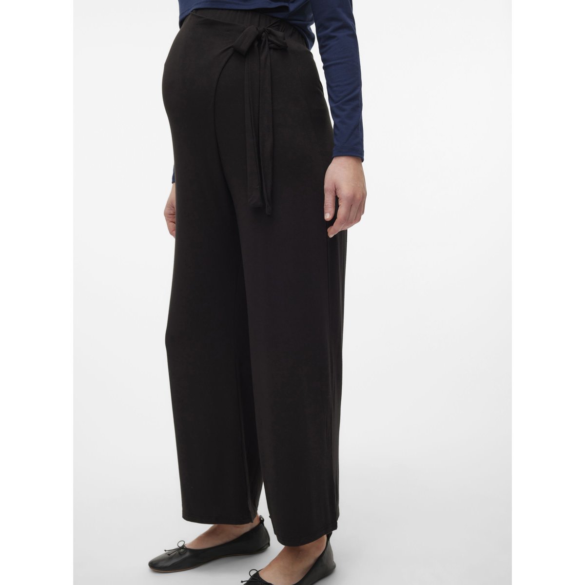 Pantalon noire - black, MAMA LICIOUS