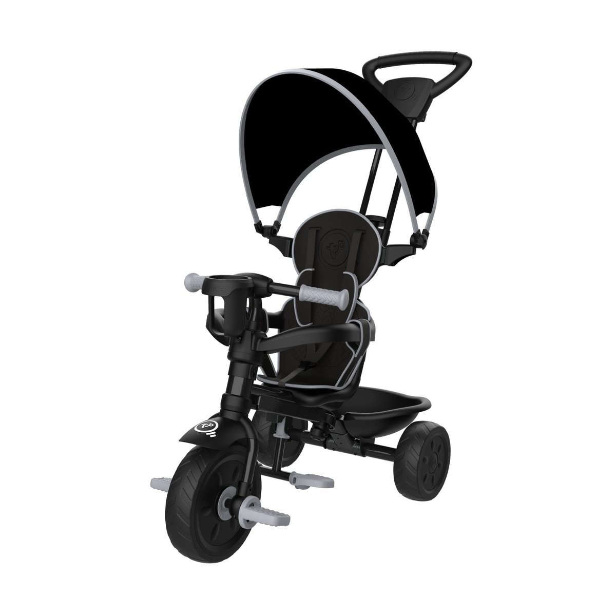 Tricycle enfant évolutif 4 en 1 DELUXE noir - gris, TP TOYS