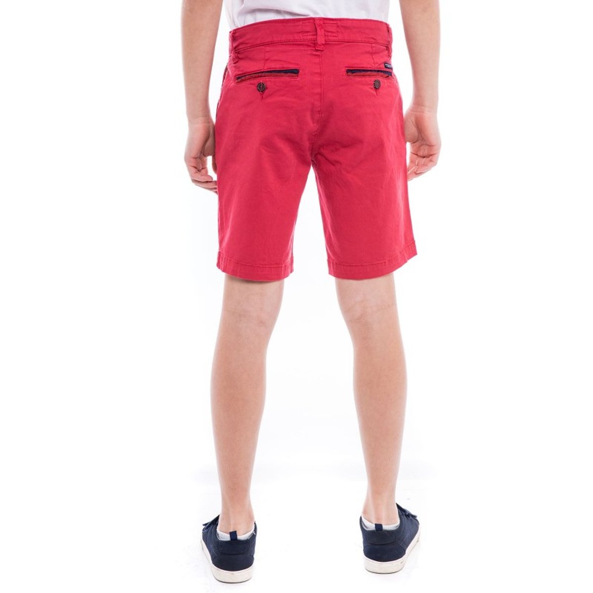 Bermuda Chino Slim Berkley rouge, RITCHIE