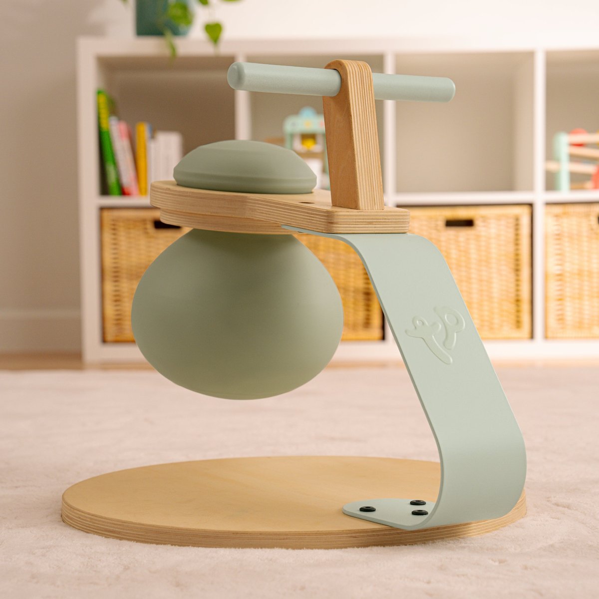 Ballon sauteur marron-vert, ACTIVE TOTS