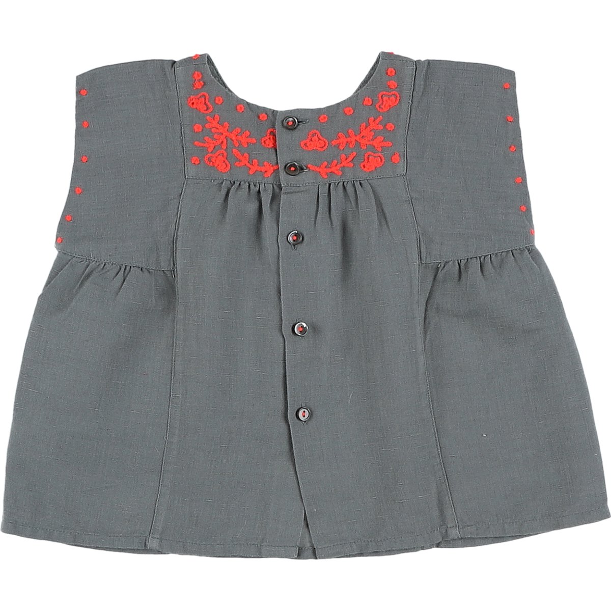 Blouse - Très bon état gris;rose, BONPOINT