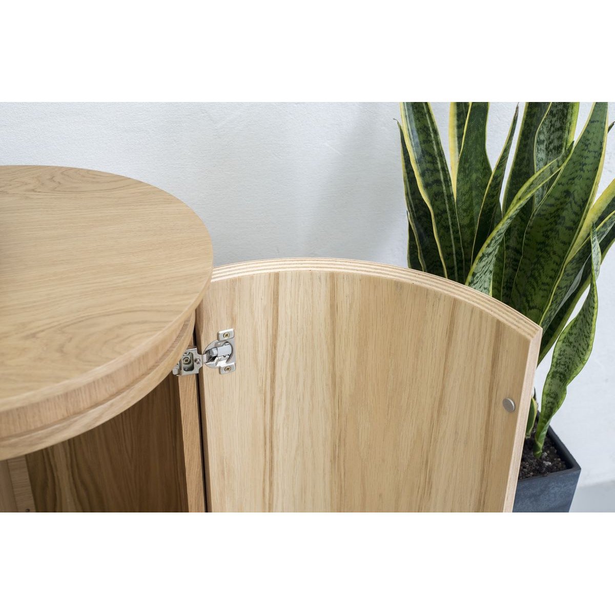 Buffet bas en placage 5 portes 180 cm, SORMIOU marron clair, BOBOCHIC