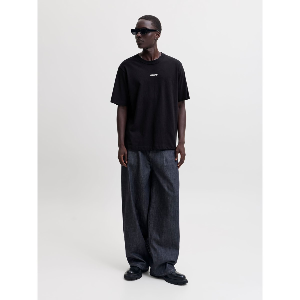 T-Shirt black 1, JACK & JONES