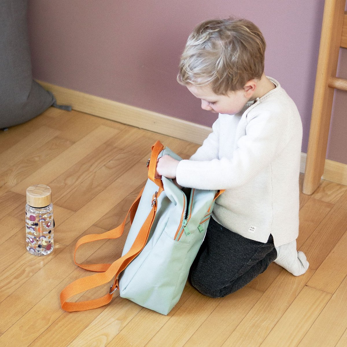 Sac à dos pour enfants mini aquamarin, KINDSGUT