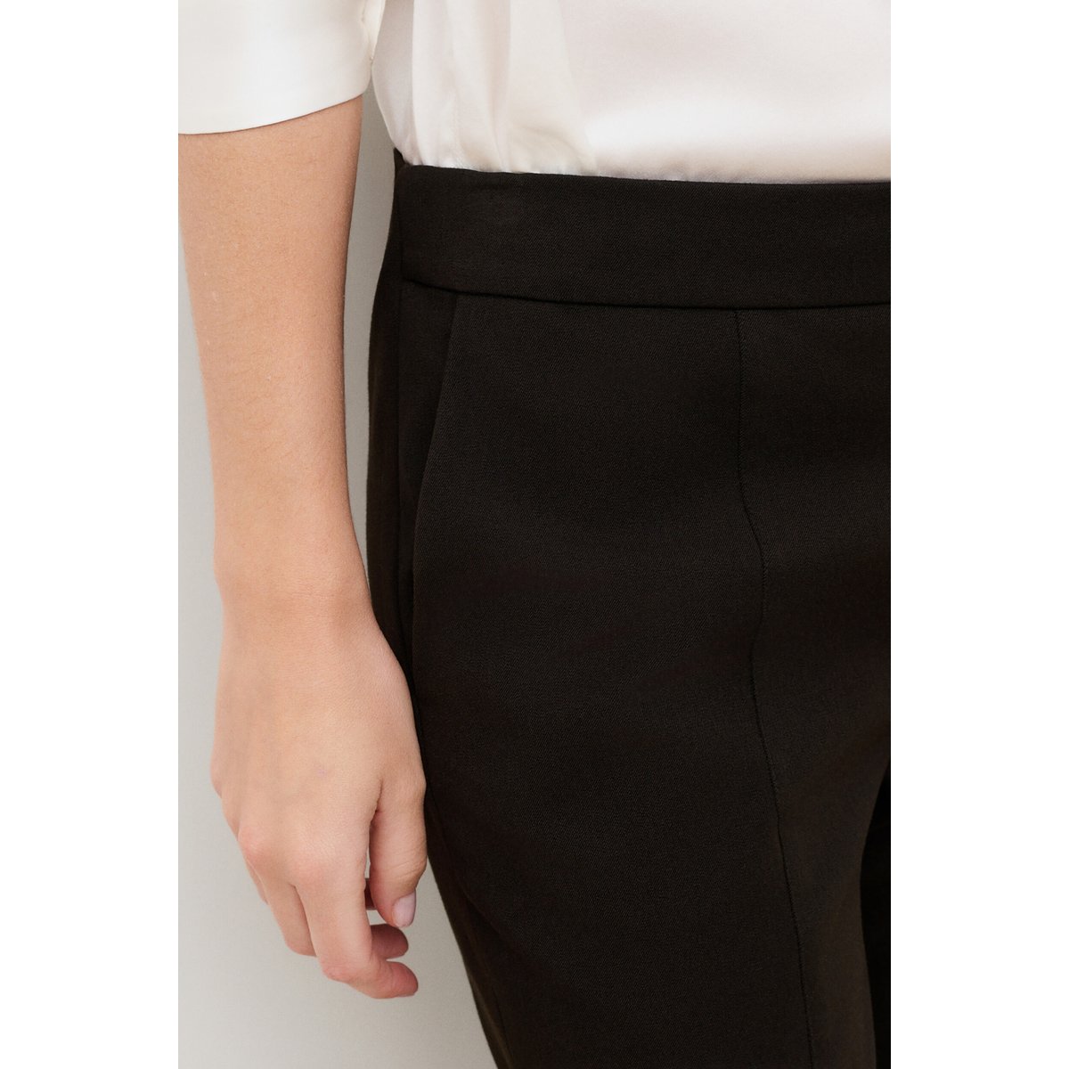 Pantalon flare longueur PFELIX marron foncé, CAROLL